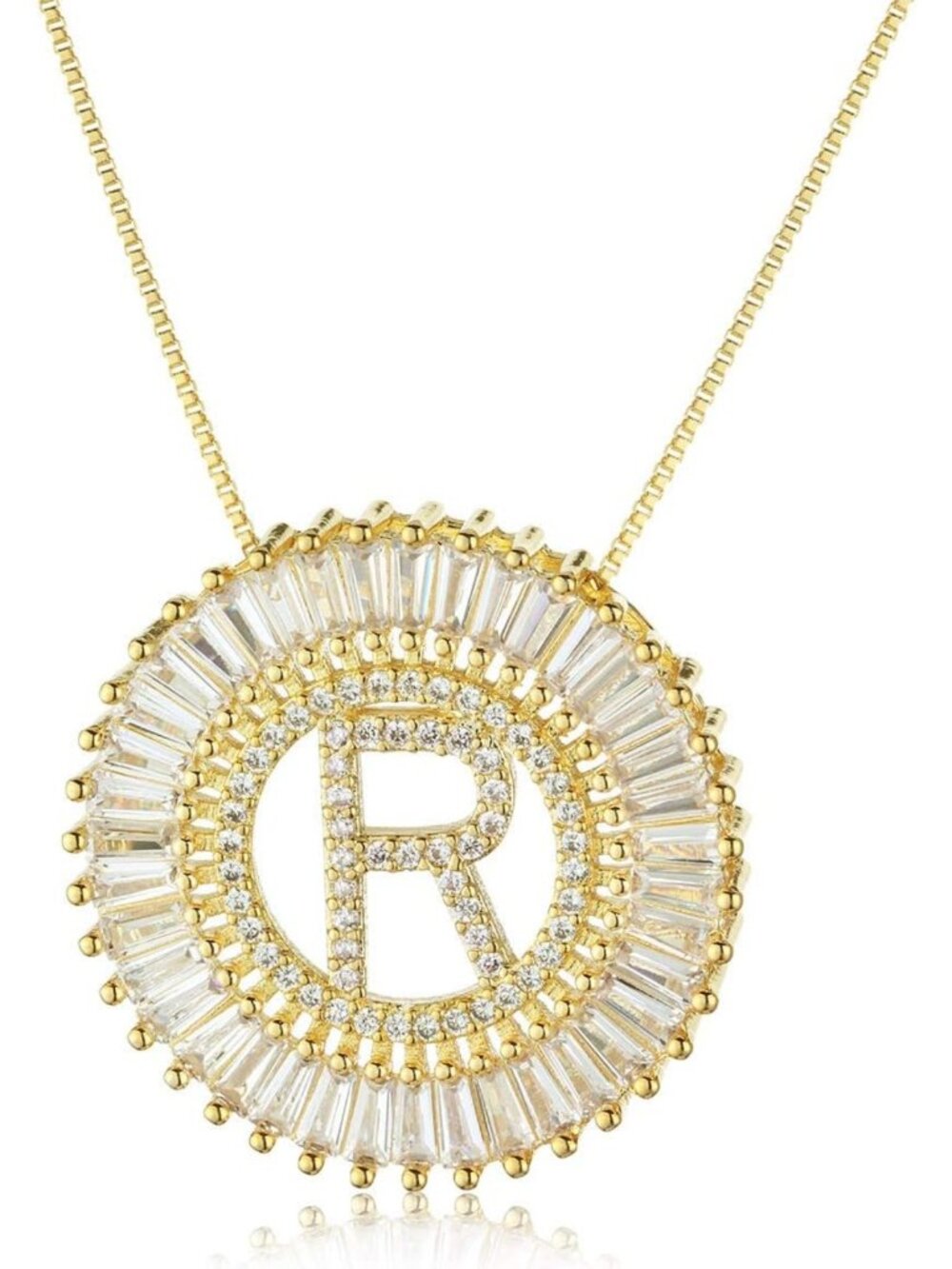 A-Z Alphabet Initial Pendant Necklace for Women - Charm Chain Jewelry, 4 Colors